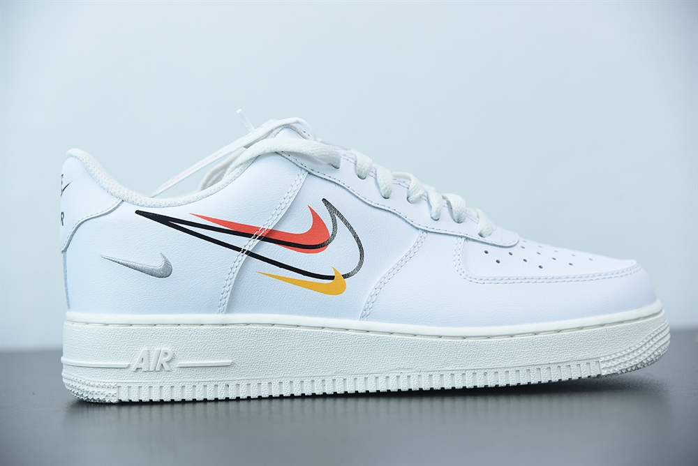 Nike Air Force 1 Low Multi-Swoosh White