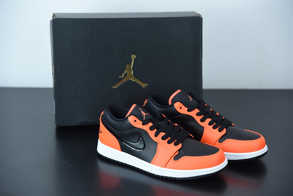 Jordan 1 Low SE Black Turf Orange