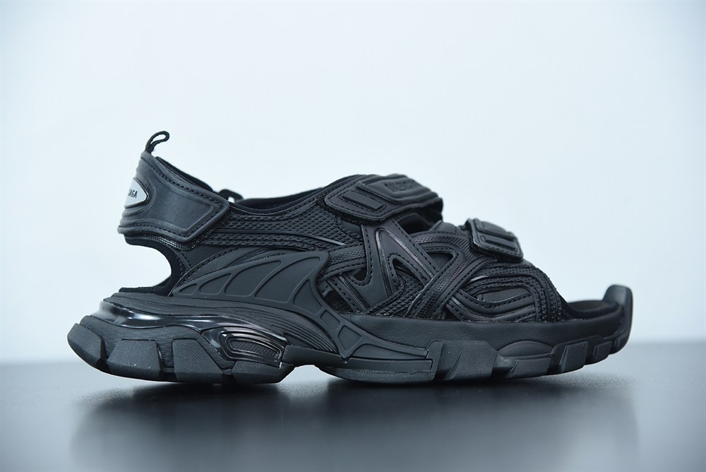 Balenciaga Track Sandal Monocolor NeoPrene Black