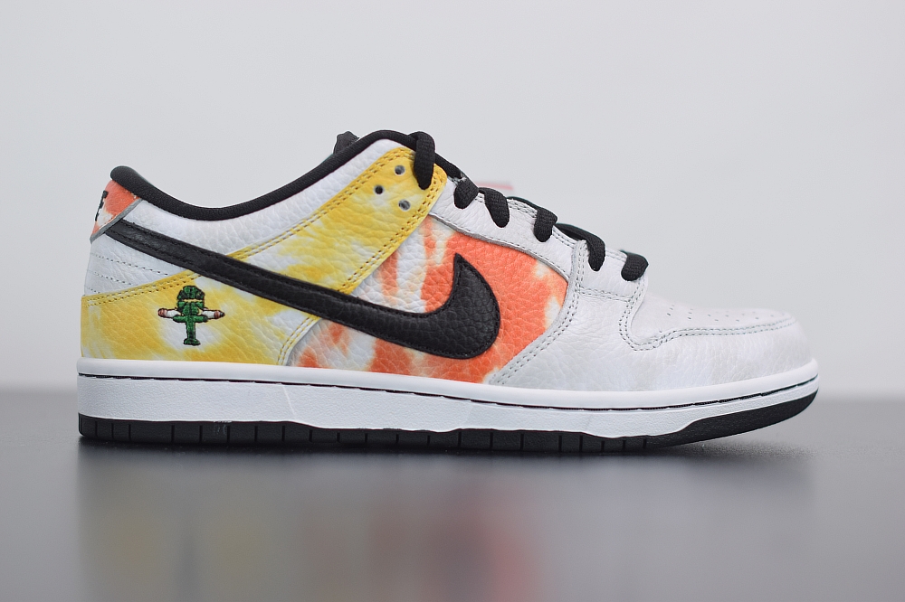 Nike SB Dunk Low Raygun Tie-Dye White(With Video)