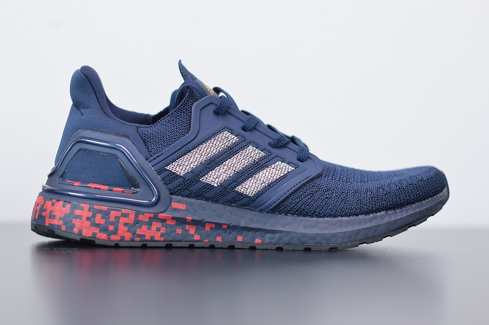 Adidas Ultra Boost 20 Tech Indigo/Signal Coral(With Video)