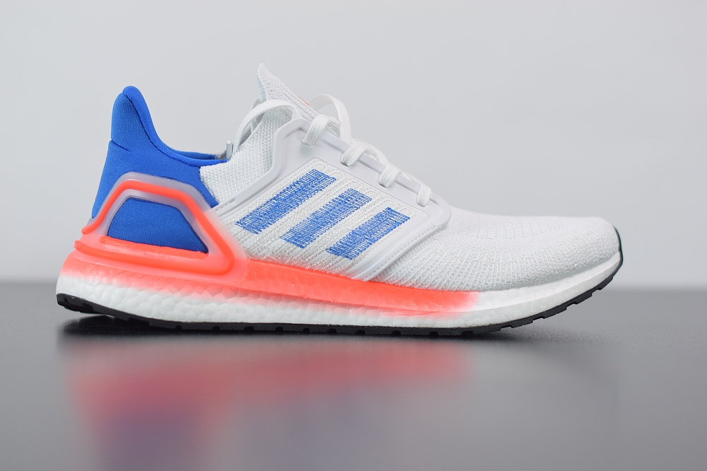 Adidas Ultra Boost 20 White Blue(With Video)