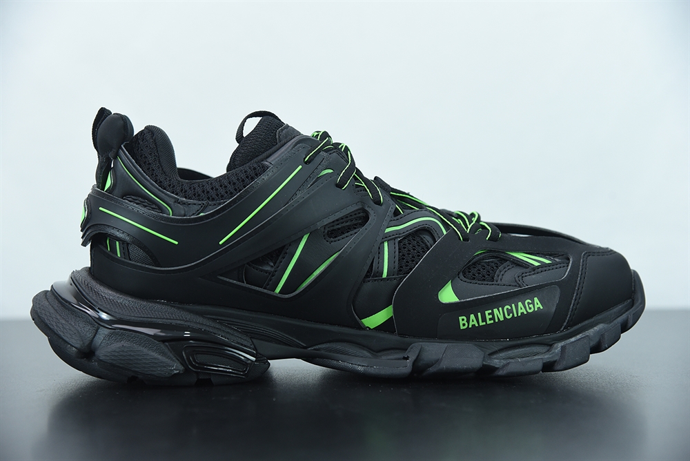Balenciaga Track Mule Monocolor Black Green