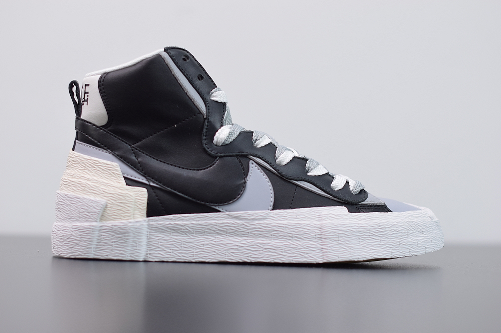 Nike Blazer Mid sacai Black Grey(With Video)