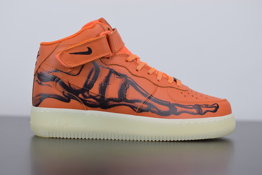 Nike Air Force 1 Low Orange Skeleton(With Video)