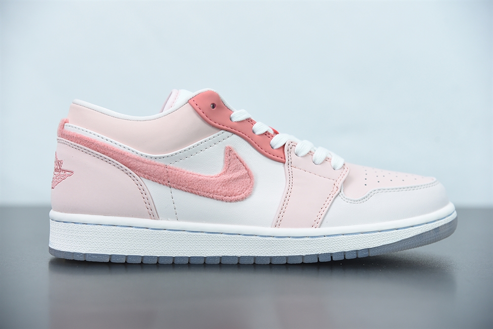 Air Jordan 1 Low White Pink Grey