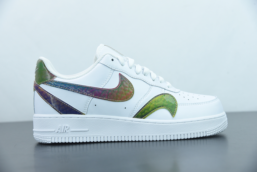 Nike Air Force 1 Low Misplaced Swooshes White Multi 