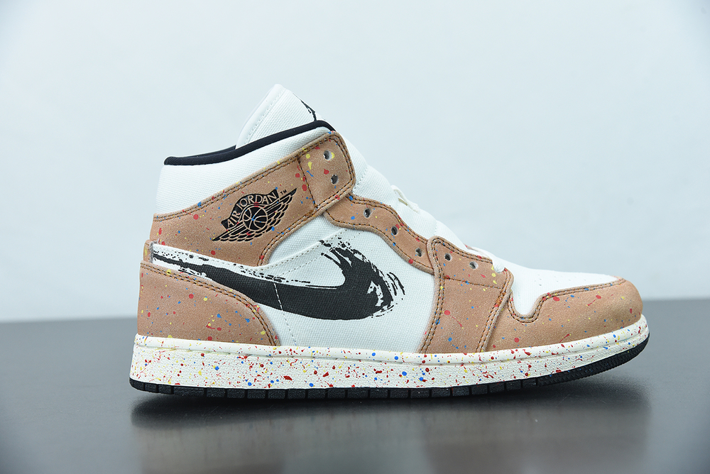 Jordan 1 Mid SE Brushstroke 