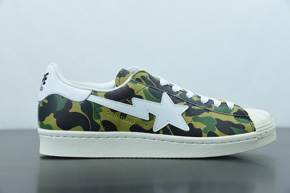 BAPE x Adidas Superstar 80s