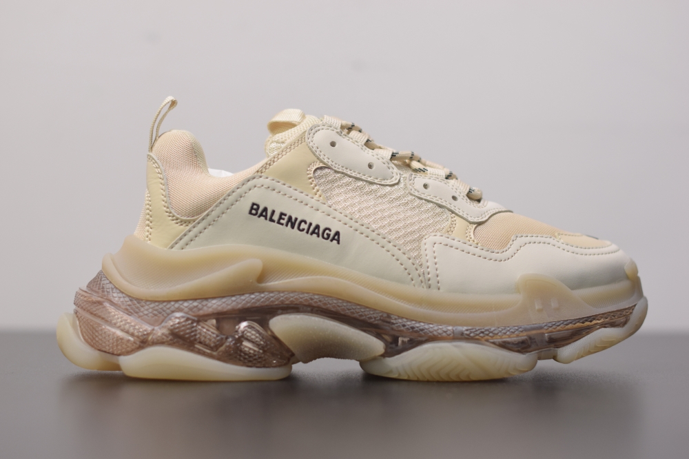 Balenciaga Triple S ClearSole Beige(With Video)