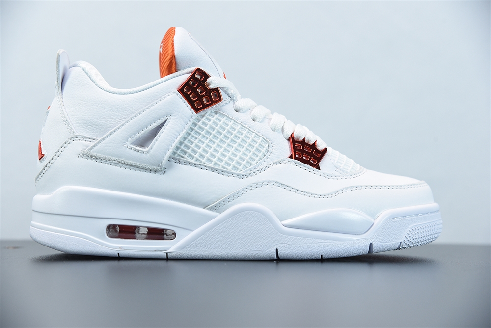 Jordan 4 Retro Metallic Orange(With Video)