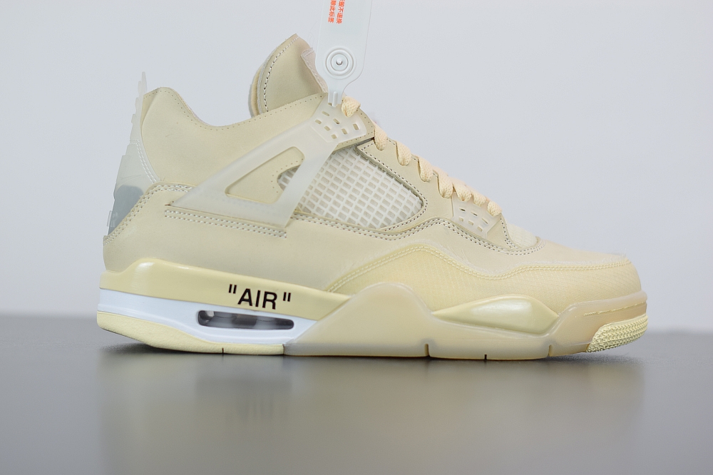 Jordan 4 Retro Off-White Sail (W)(With Video)