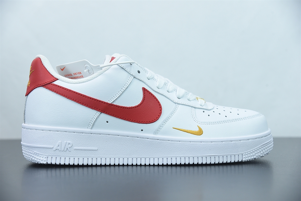 Nike Air Force 1 07 Essential White Gym Red