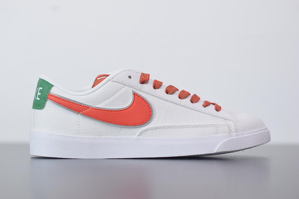 Nike SB Blazer Low LX White Orange Reflective Silver(With Video)