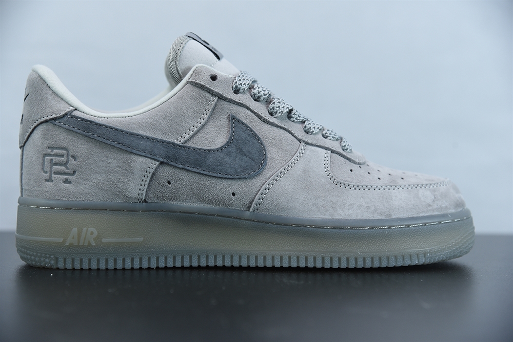 Nike Air Force 1 Low Reigning Champ Suede Light Grey