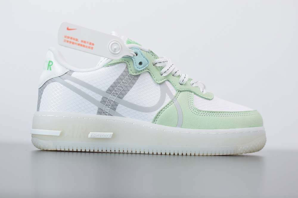 Nike Air Force 1 React QS White Mint Green(With Video)