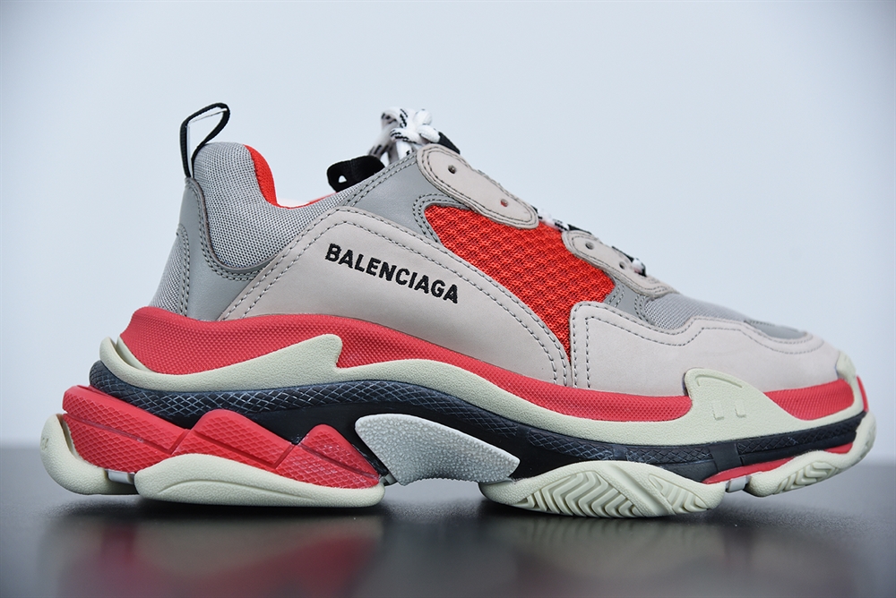 Balenciaga Triple S Sneaker Grey Black Red