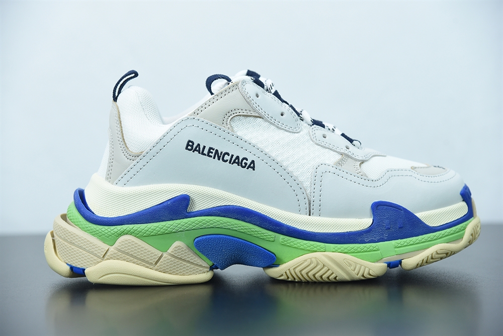 Balenciaga Triple S White/DK.Blue