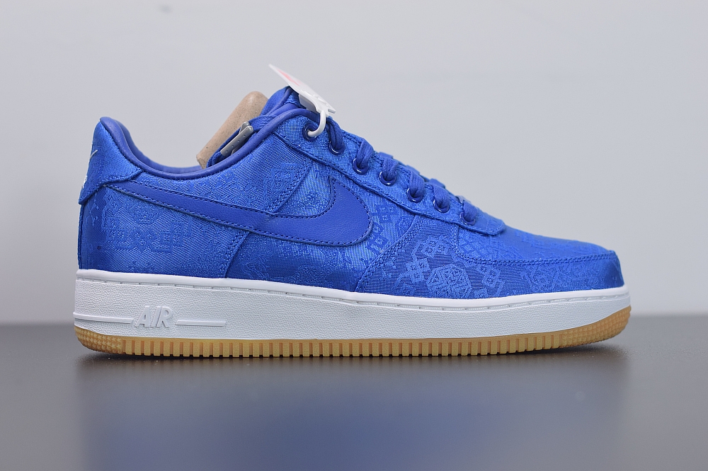 Nike Air Force 1 Low CLOT Blue Silk(With Video)