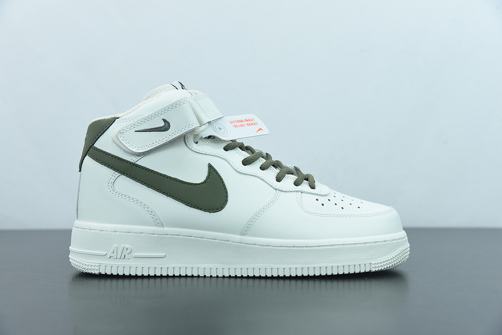 Nike Air Force 1 07 Mid White Green