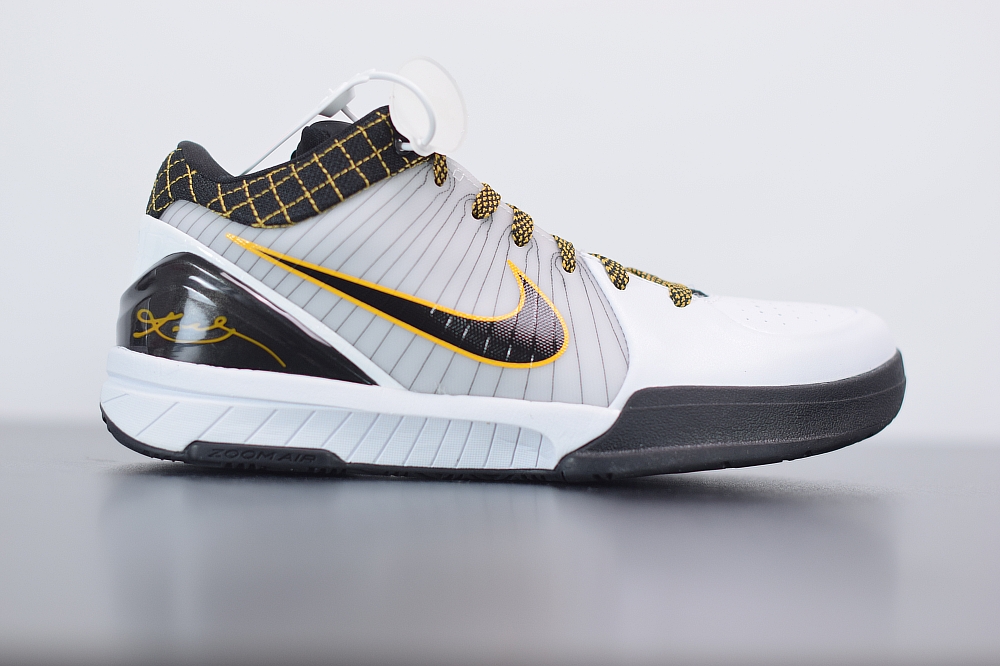 Nike Kobe 4 Protro White Black Del Sol(With Video)