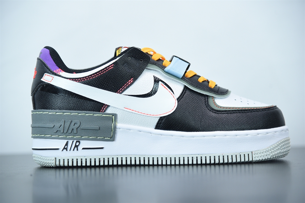 Nike Air Force 1 Shadow Spiral Sage Black White(With Video)