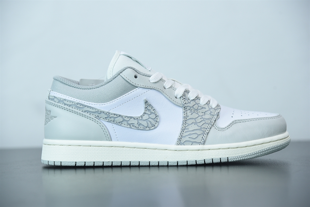 Jordan 1 Low Premium Elephant Print(With Video)