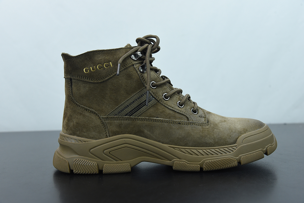 Gucci Suede Martin Boots