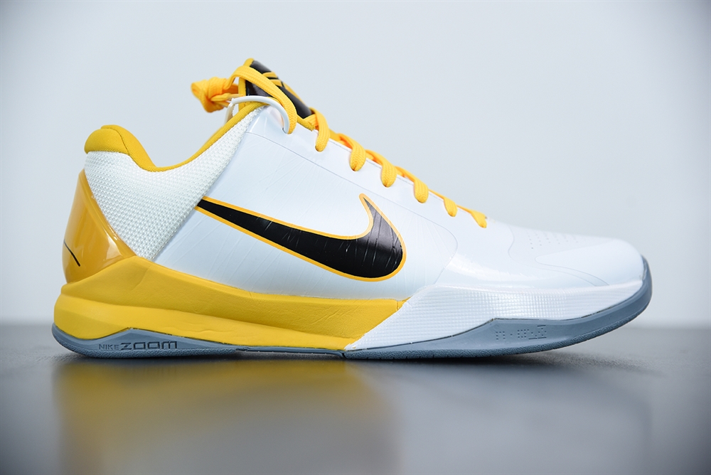 Nike Zoom Kobe V Summite White Black Yellow