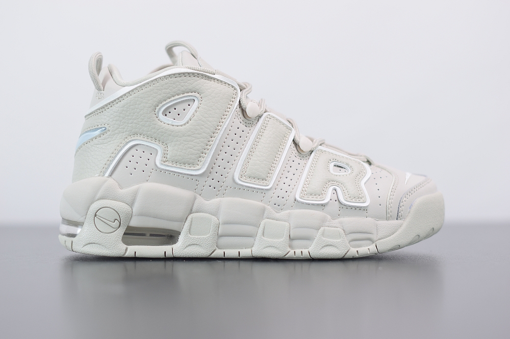 Nike Air More Uptempo Light Bone(With Video)