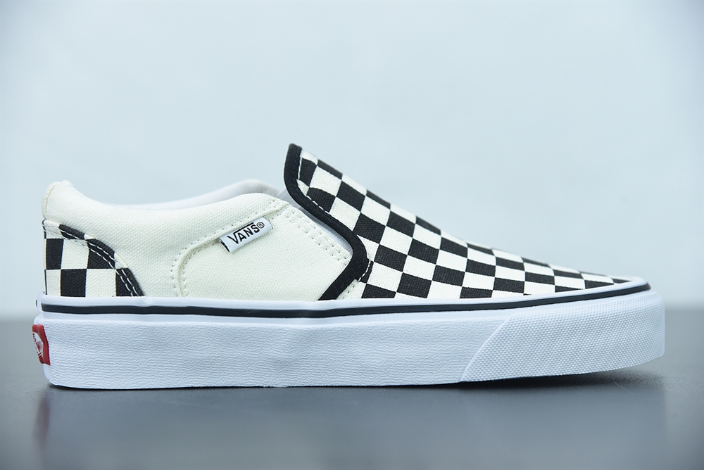 Vans Asher Checkers Black/Natural