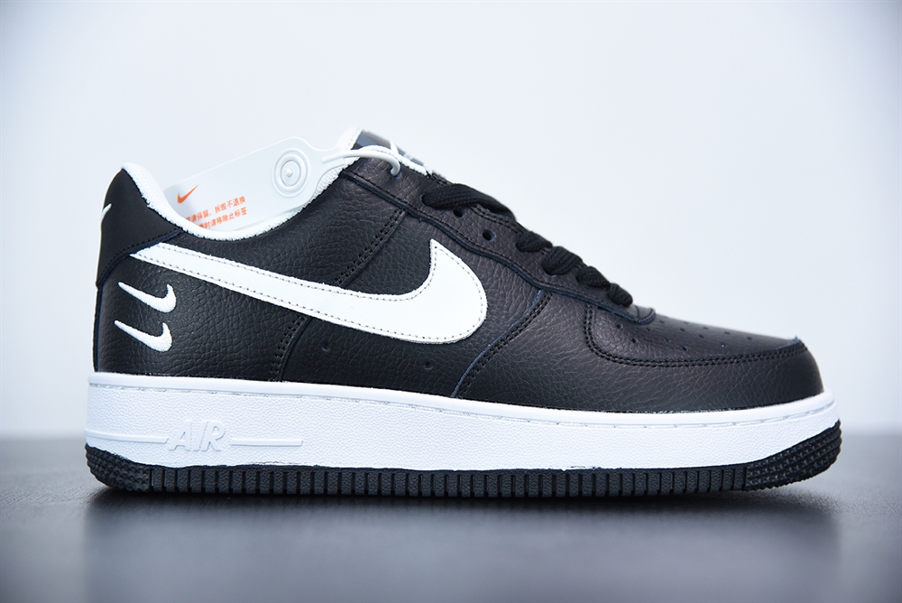 Nike Air Force 1 Low Black White Double Hook(With Video)