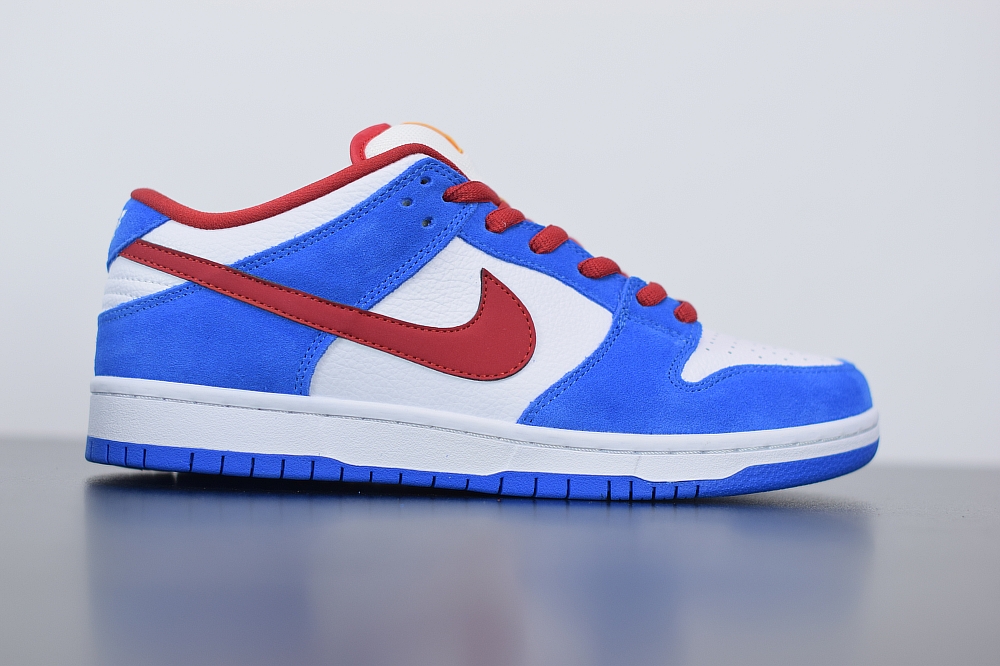 Nike SB Dunk Low Doraemon White Blue University Red(With Video)