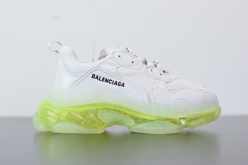 Balenciaga Triple S ClearSole Fluorescent White(With Video)