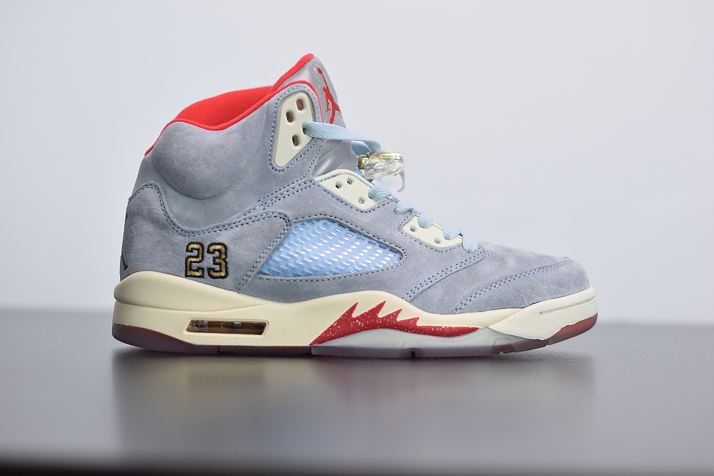 Jordan 5 Retro Trophy Room Ice Blue(With Video)