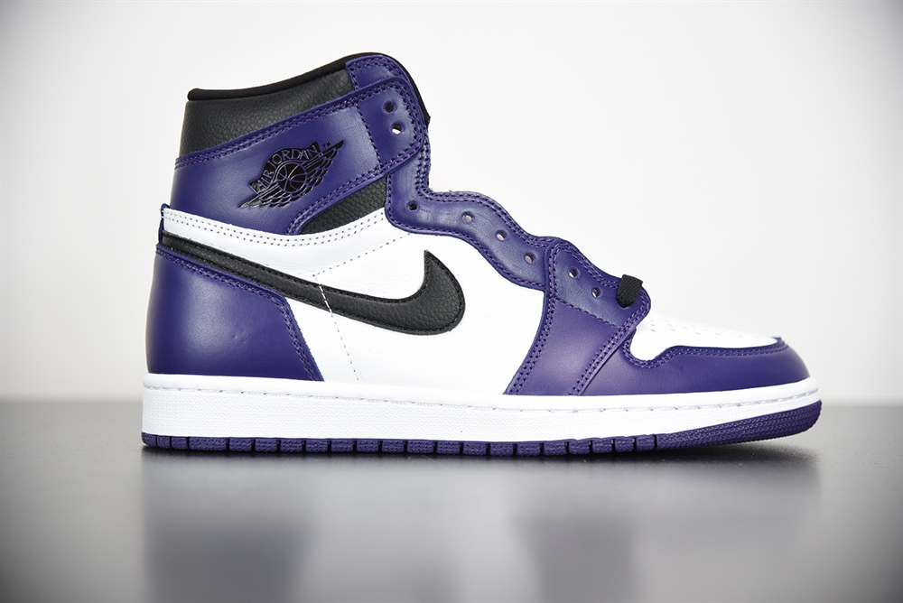 Jordan 1 Retro High Court Purple White(With Video)