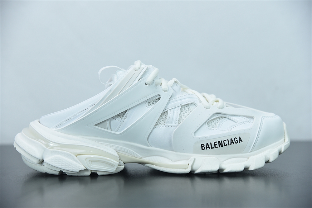 Balenciaga Track Mule Tricolor White