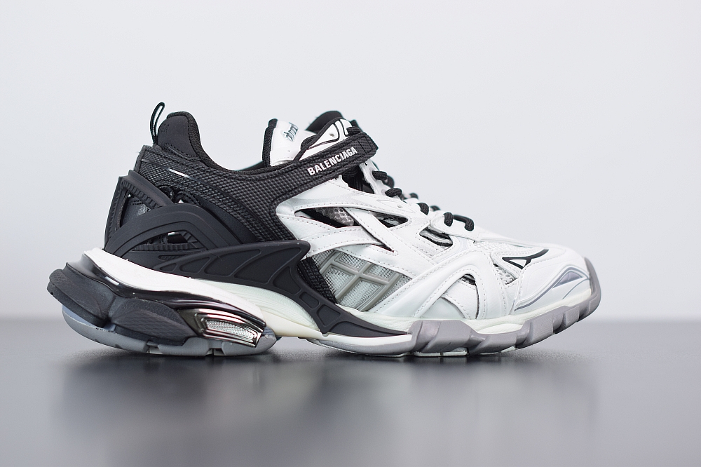Balenciaga Track.2 Open Sneaker Black/White(With Video)
