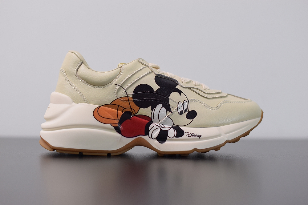 Gucci x Disney Micky Rhyton Vintage Trainers Sneakers(With Video)