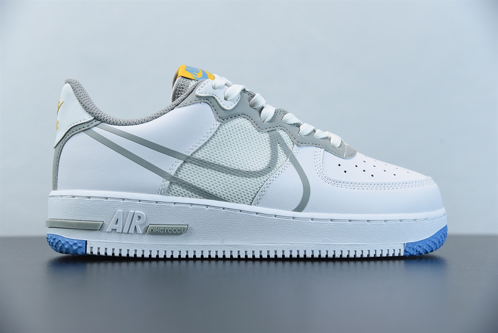 Nike Air Force 1 React Light Smoke Grey