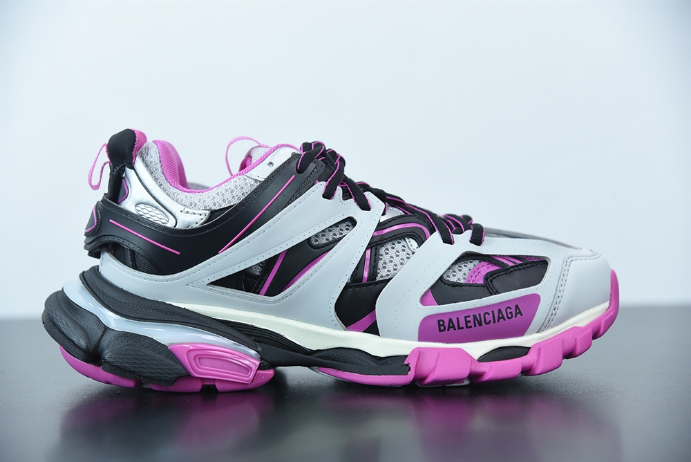 Balenciaga Track Sneaker LT.Grey/Black/Purple Red