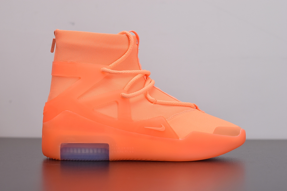 Nike Air Fear Of God 1 Orange Pulse(With Video)