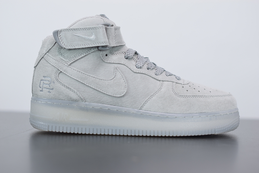 Nike Air Force 1 Mid x Reigning Champ Grey(With Video)