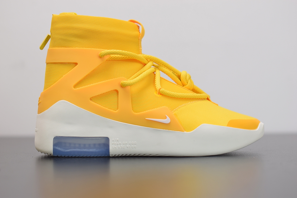 Nike Air Fear Of God 1 Yellow(With Video)