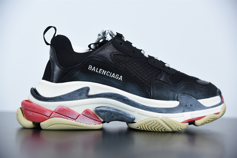 Balenciaga Triple S Sneaker Black Red 2018