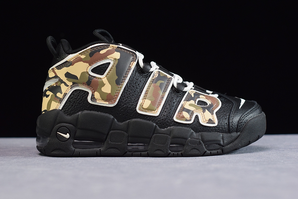 Nike Air More Uptempo 96 Camo (GS)(With Video)