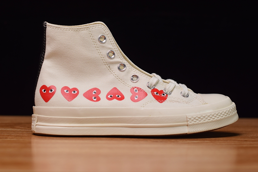 Converse Comme des Garçons Play x Chuck 70 Hi Top Multi Heart