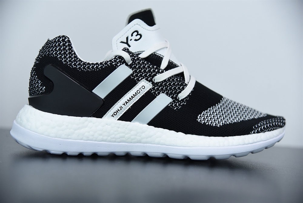 Adidas Y3 Pureboost ZG Knit Core Black(With Video)