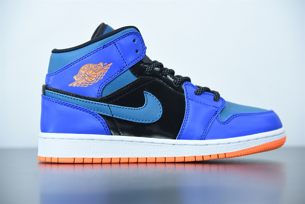 Jordan 1 Mid Racer Blue Green Abyss (GS)