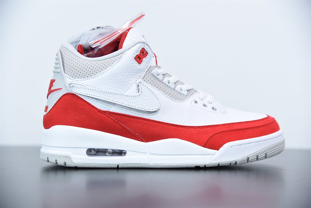 Jordan 3 Retro Tinker White University Red(With Video)